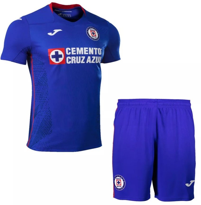 Kit infantil oficial Joma Cruz Azul 2020 2021 I jogador